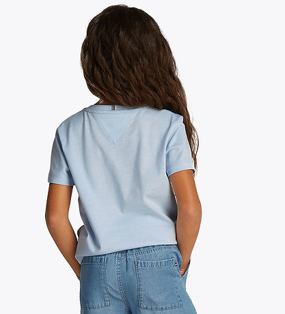 Tommy Hilfiger T-Shirt - Schriftzug - Breezy Blue