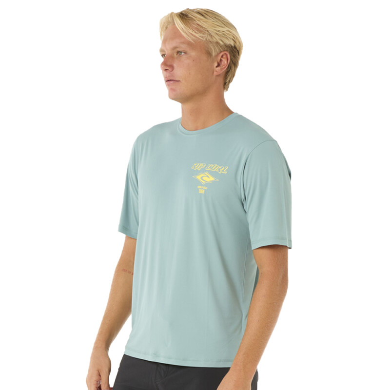 Lycra rip curl icons surflite ss blue lagoon