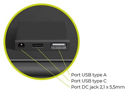 Kit Solaire 1200g - PT21 USB-C   Batterie 20.000 mAh 65W USB-C
