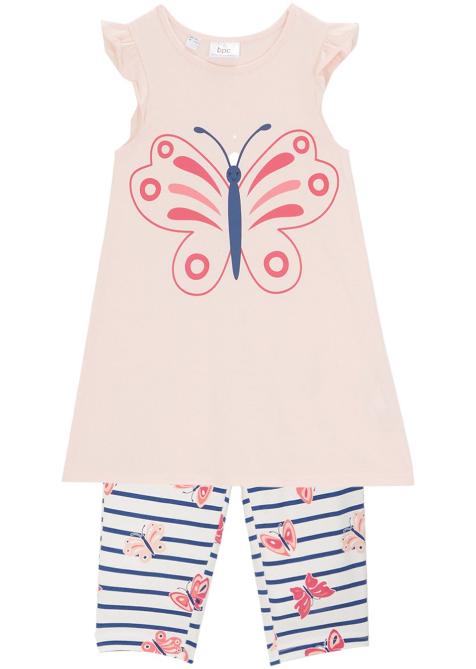 Robe en jersey et legging 3/4 fille (Ens. 2 pces.)