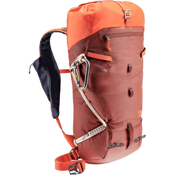 Sac à dos alpinisme DEUTER GUIDE 24 REDWOOD-PAPAYA