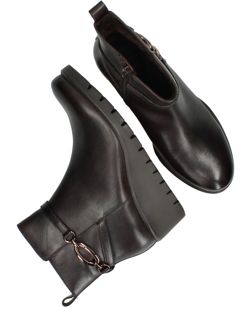 Ara Como Enkellaarsjes Bruin Dames