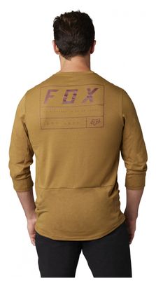 Maillot Manches Longues Fox Ranger 3/4 Iron Marron