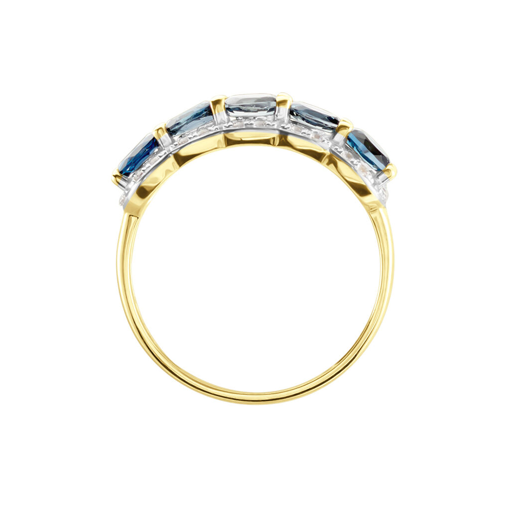 Bague Multipierres Or Jaune Margaux Topaze