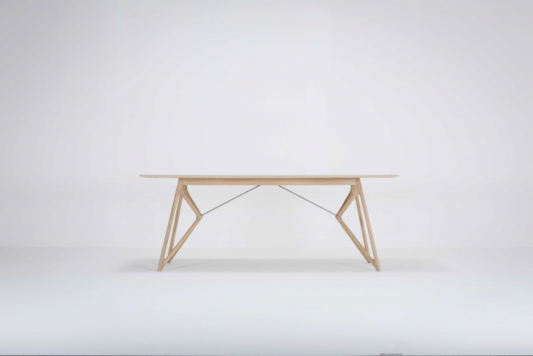 Gazzda Tink Tafel linoleum 200x90 whitewash Dark Olive