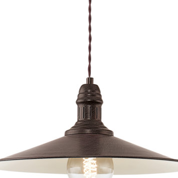 Eglo Hanglamp Stockbury bruin Ø36 cm