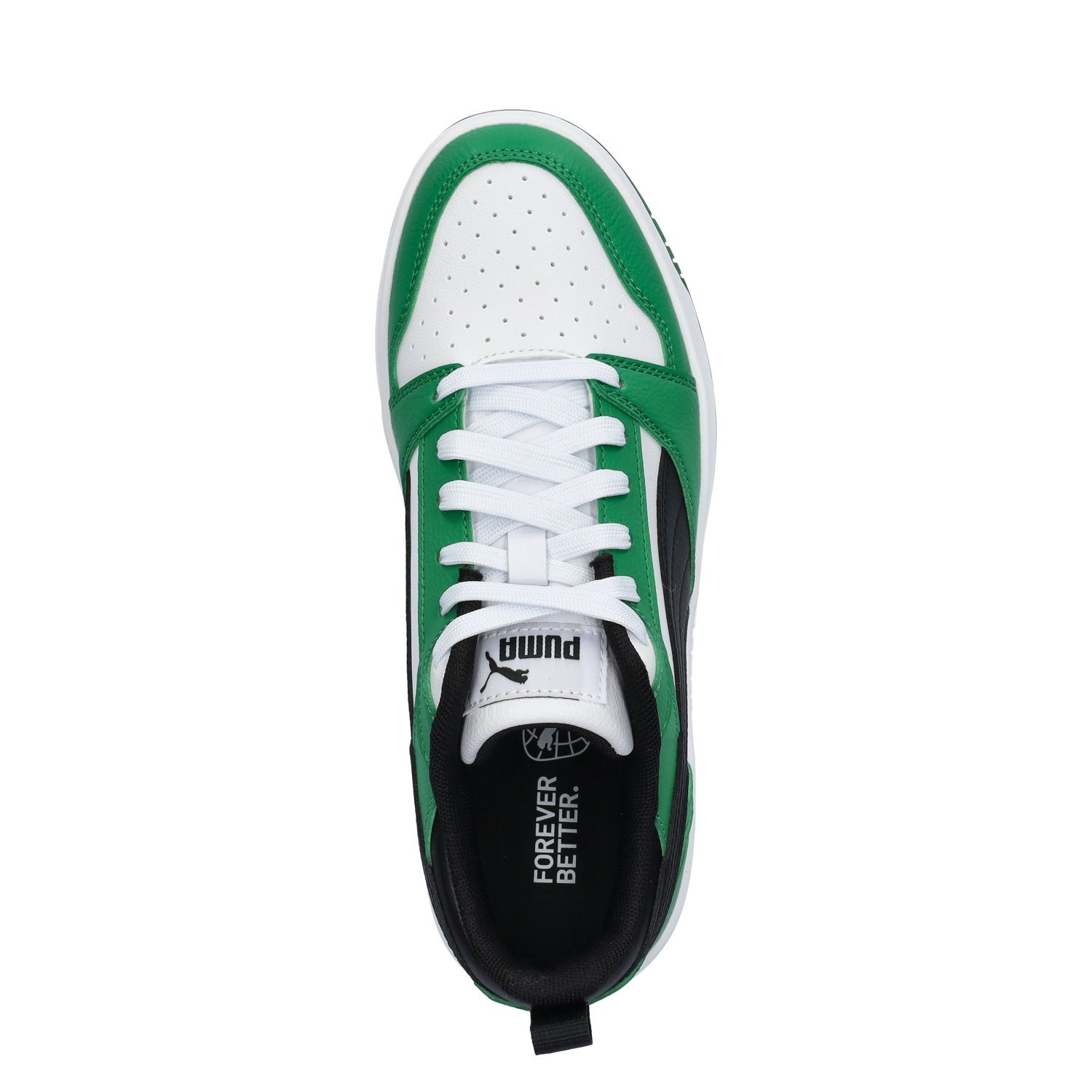 Rebound V6 Low jongens sneaker Puma Groen