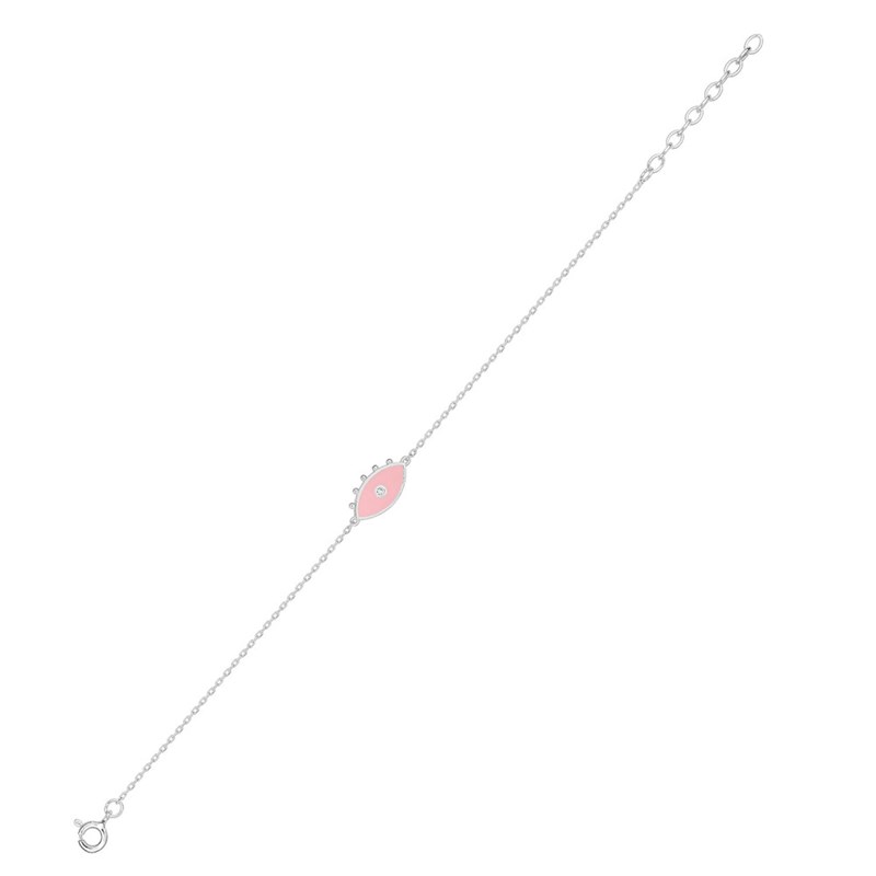 Bracelet Femme - Oxyde de zirconium - Argent 925 - Longueur : 18 cm