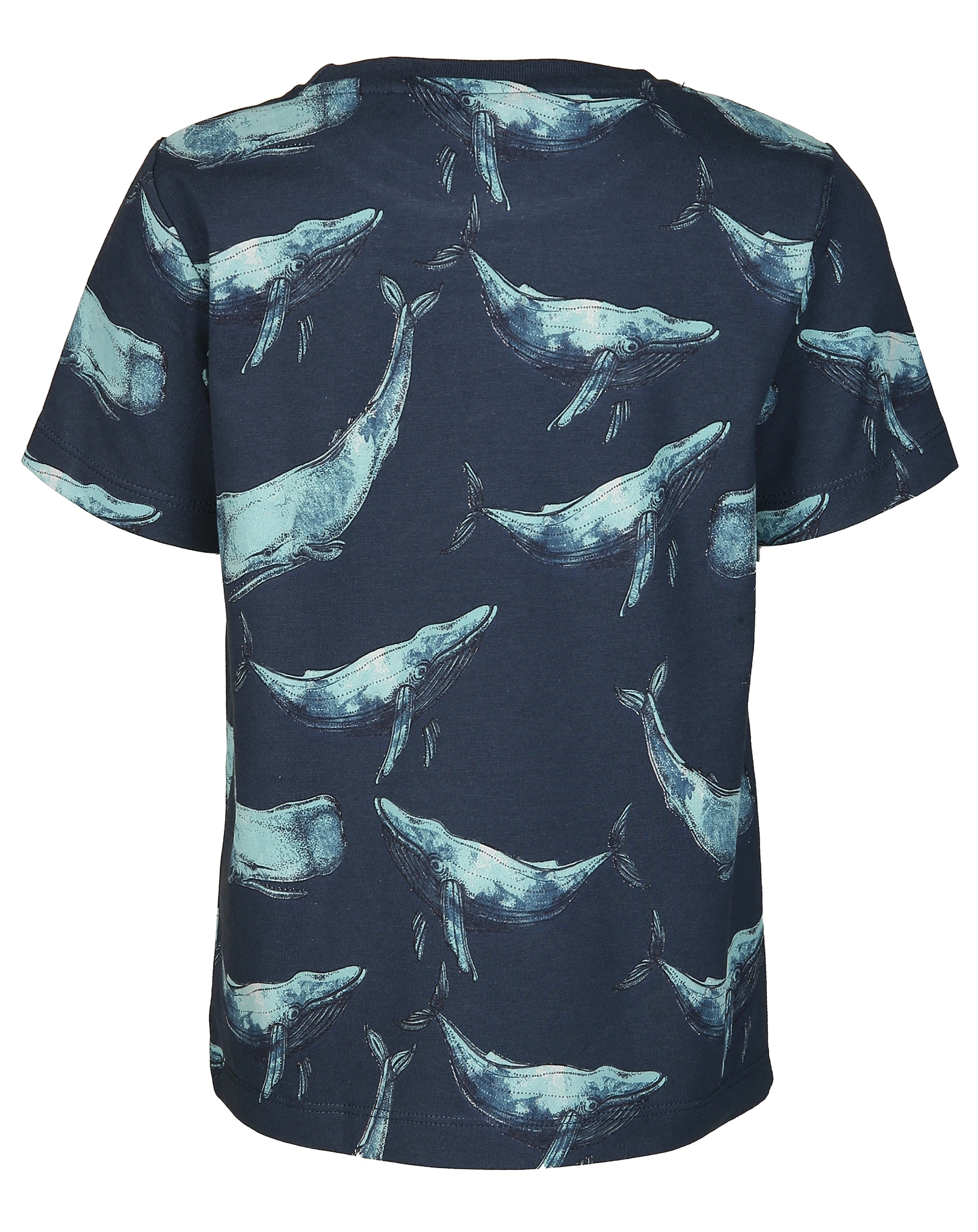 T-Shirt WHALES AOP in blue nights