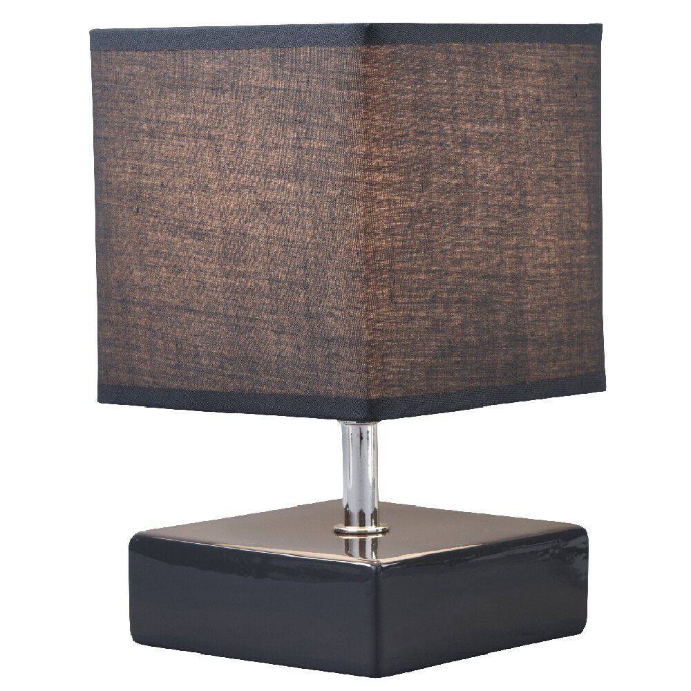 Lampe carrée grise