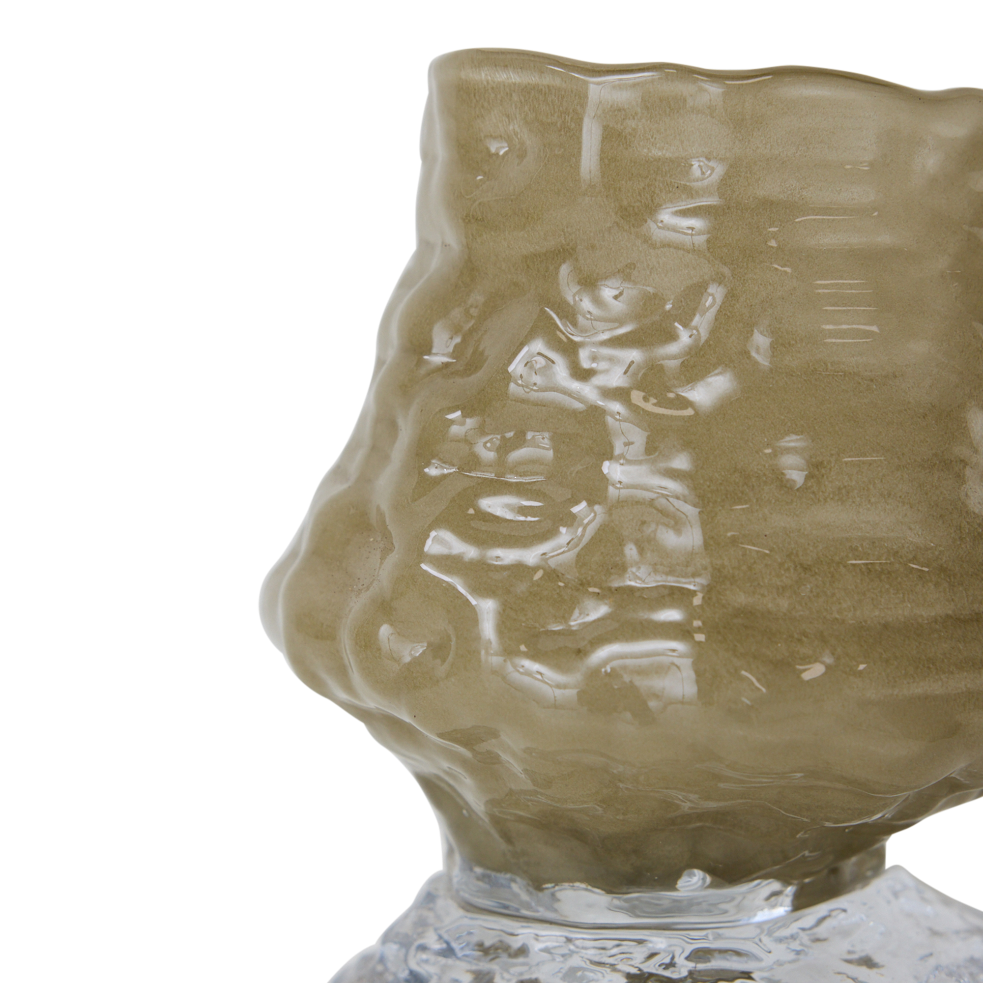 Vaas glas textured sage