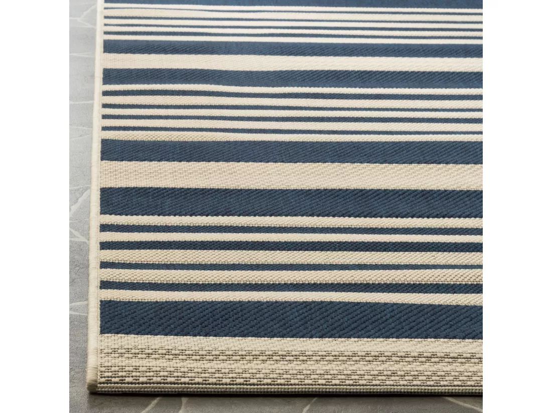 Tapis Navy & Beige 160 X 231 cm - Gemma