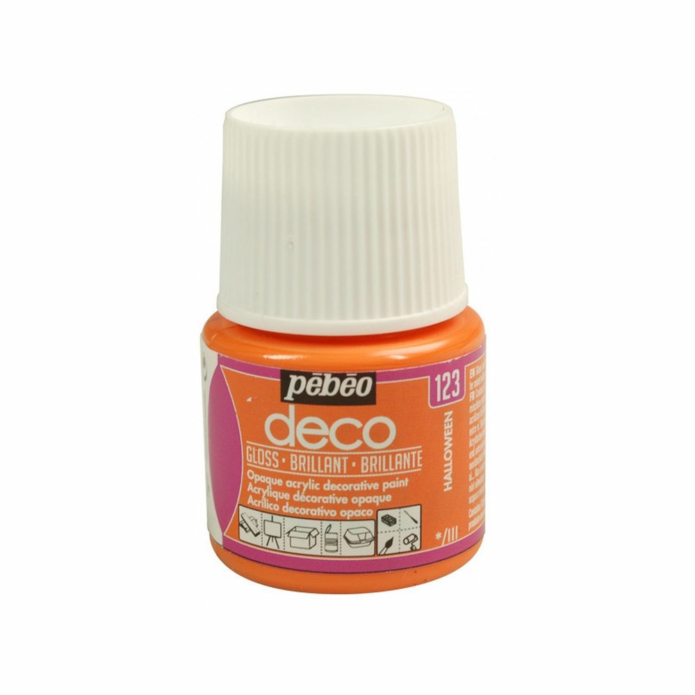 Peinture acrylique opaque brillante - halloween - 45 ml