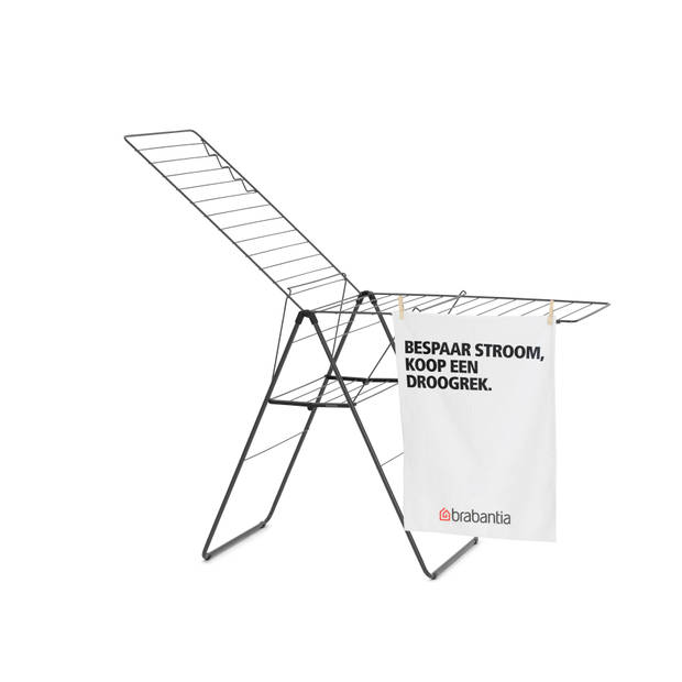 Brabantia HangOn Droogrek - 25 meter - Antraciet