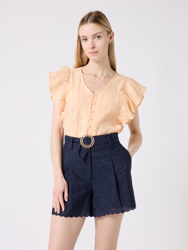 Blouse taille cintrée