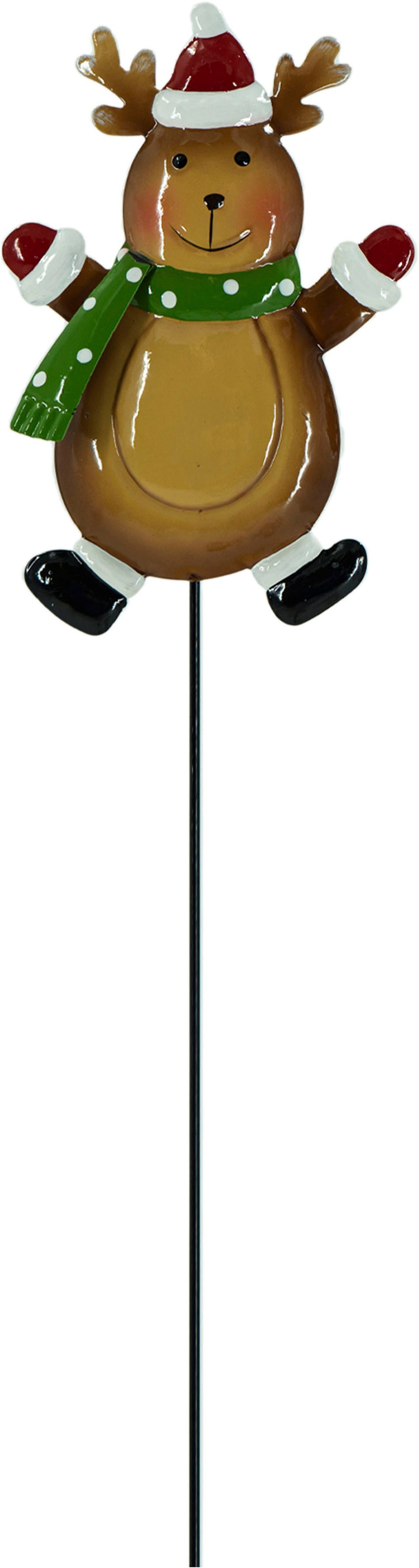 NOOR LIVING Weihnachtsfigur »Gartenstecker mit Weihnachtsmotiv« aus Metall, Höhe ca. 61 cm