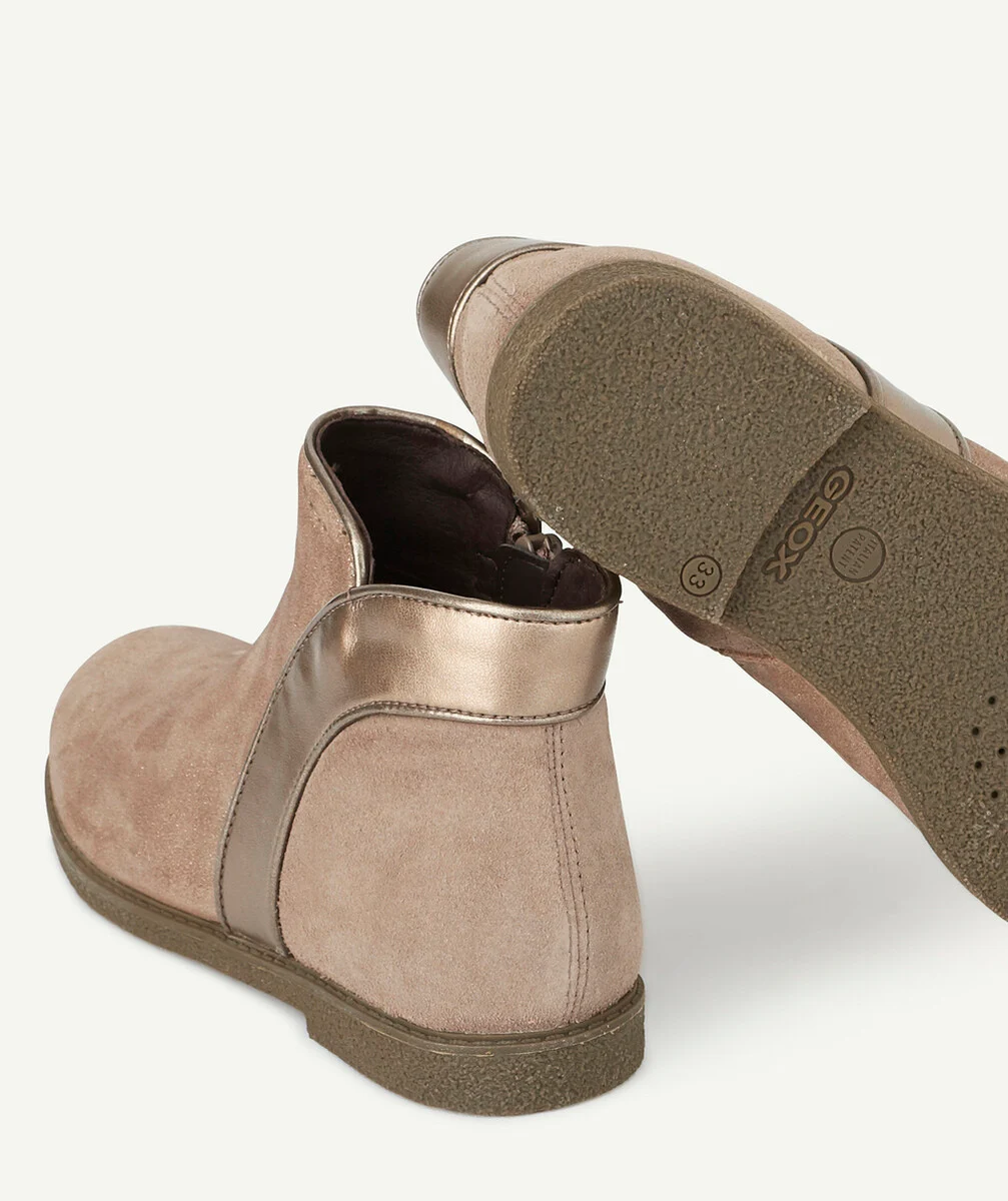 GEOXBOTTINES FILLE GRISES PAILLETÉES