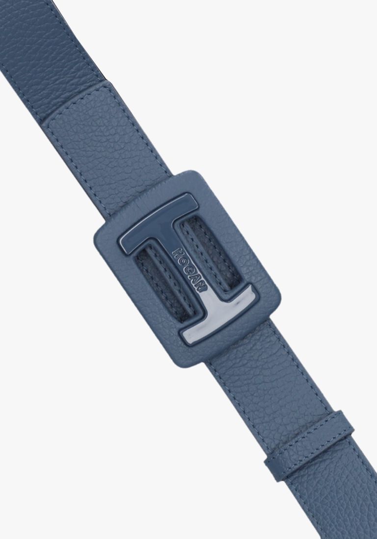blauwe hogan riem cintura mm32