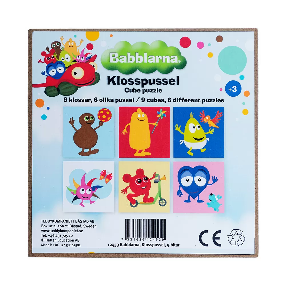Babblarna Klodspuslespil - 1 stk