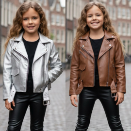 This is it leatherlook coat