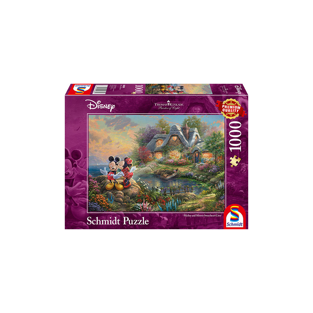Puzzle - Mickey et Minnie Les Amoureux - 1000 Pièces