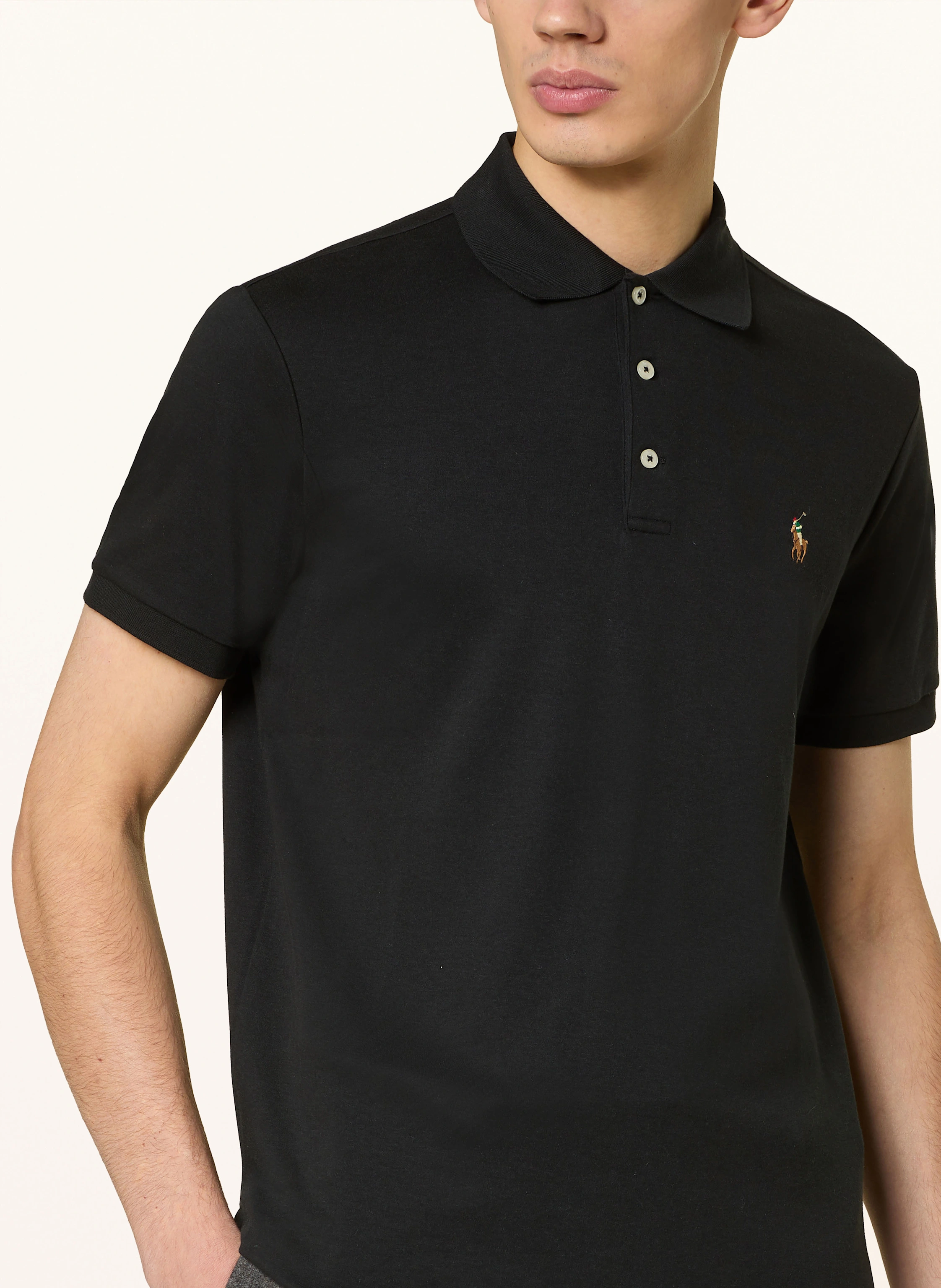 POLO RALPH LAUREN Jersey-Poloshirt Custom Slim Fit