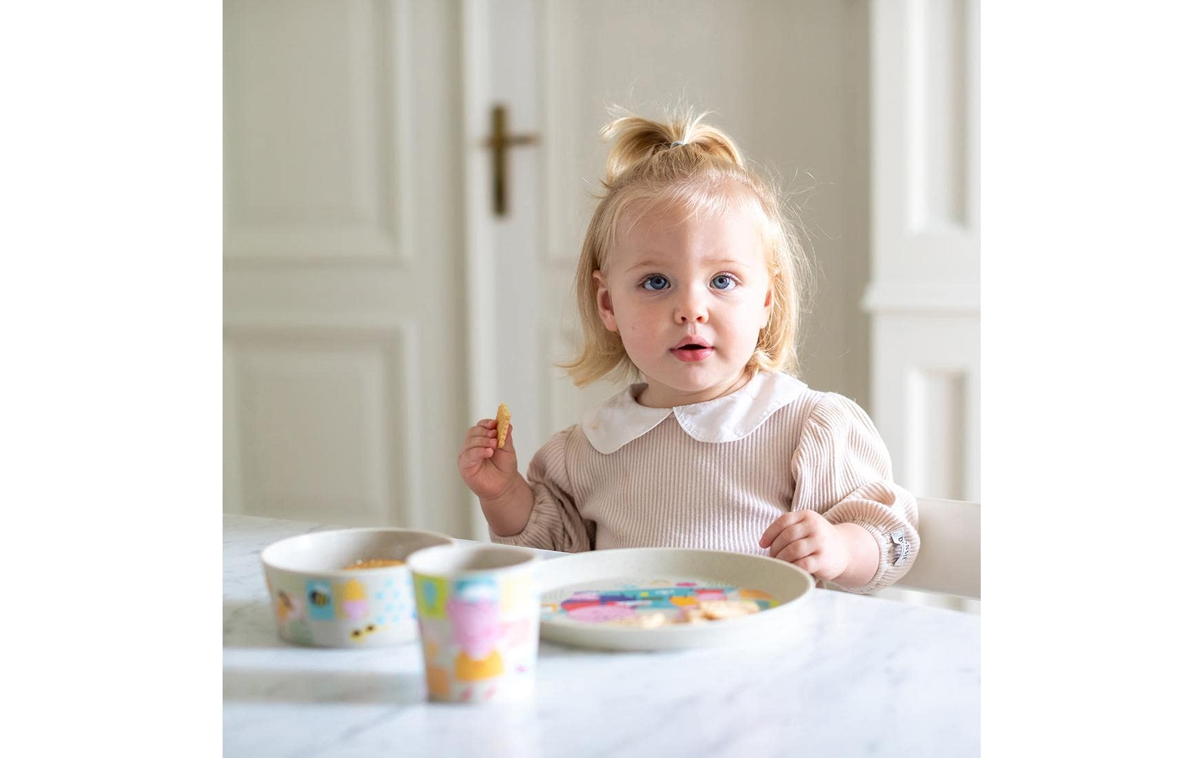 Kindergeschirrset Connect Peppa Pig, 3-teilig, BeigeGeschirrset für Kinder