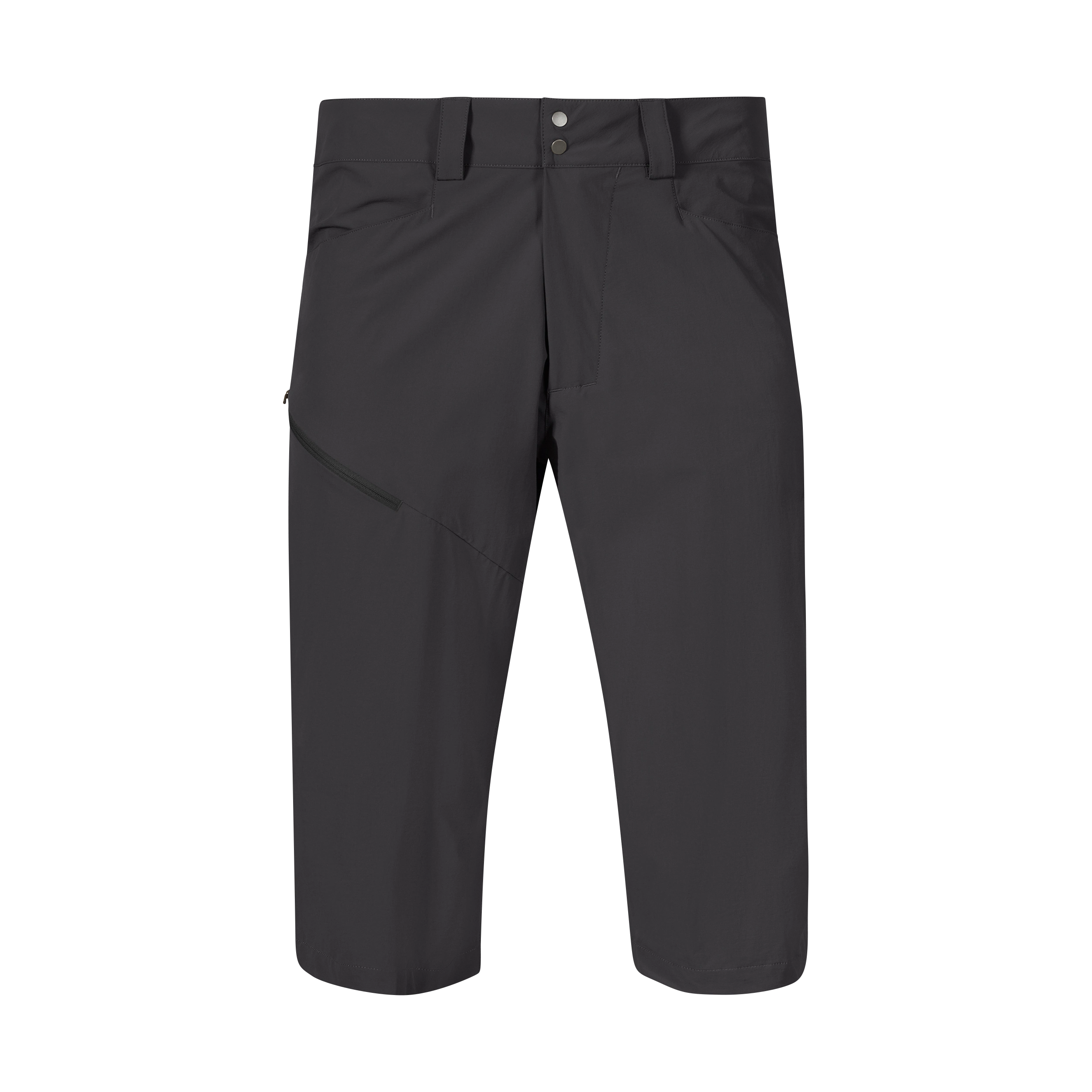 Vandre Light Softshell Long Shorts Men Dark Shadow Grey