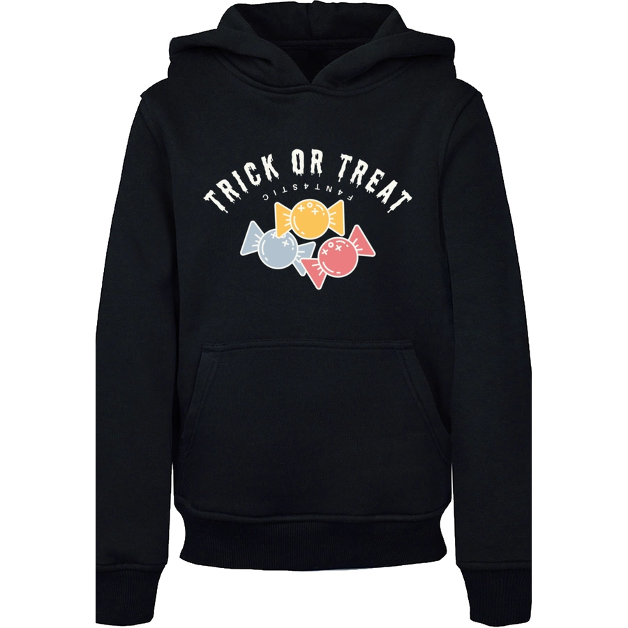 F4NT4STIC Hoodie Trick Or Treat Halloween schwarz
