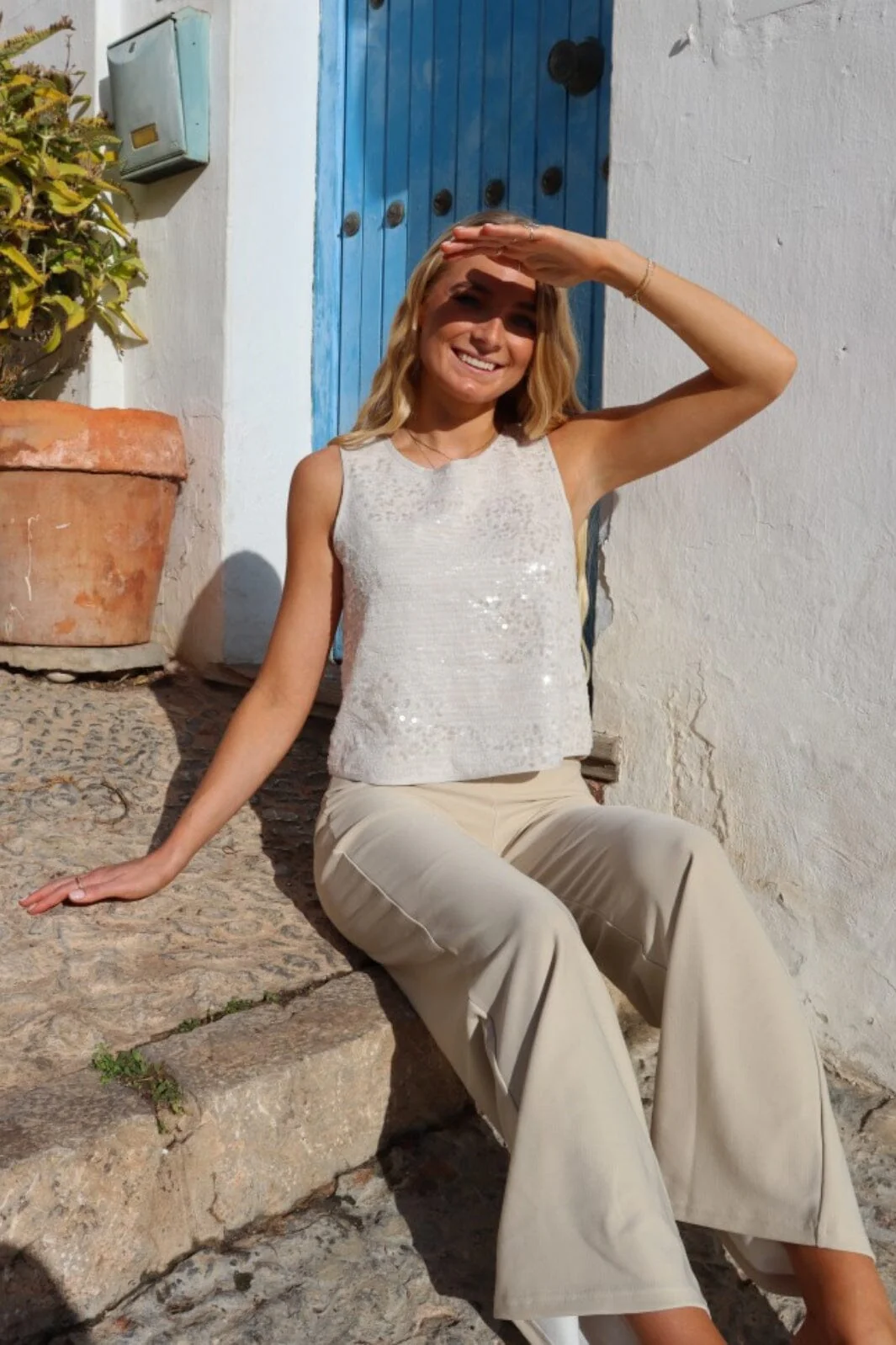 Liberte Henne-Wide-Pants creme