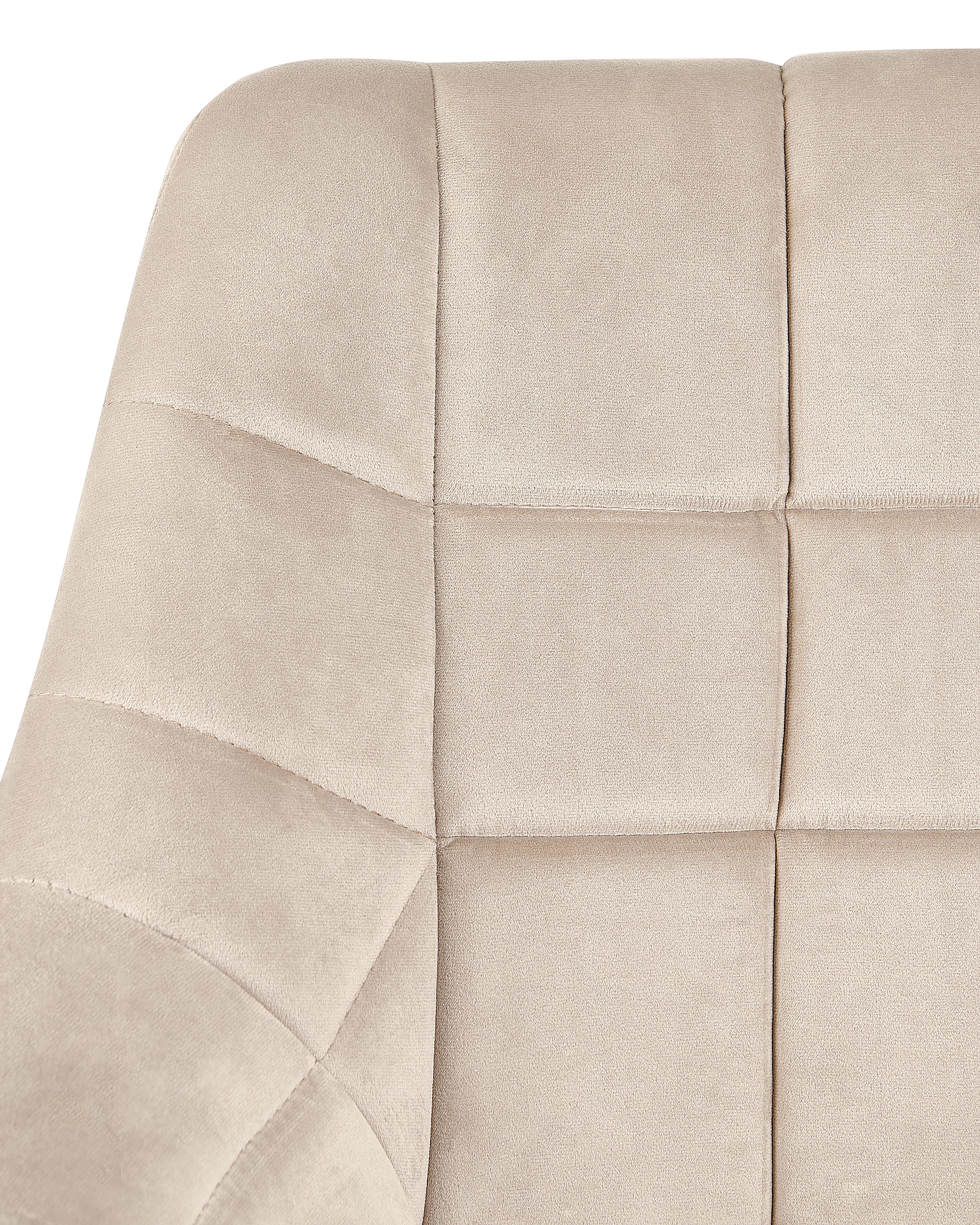Bureaustoel LABELLE Fluweel Beige
