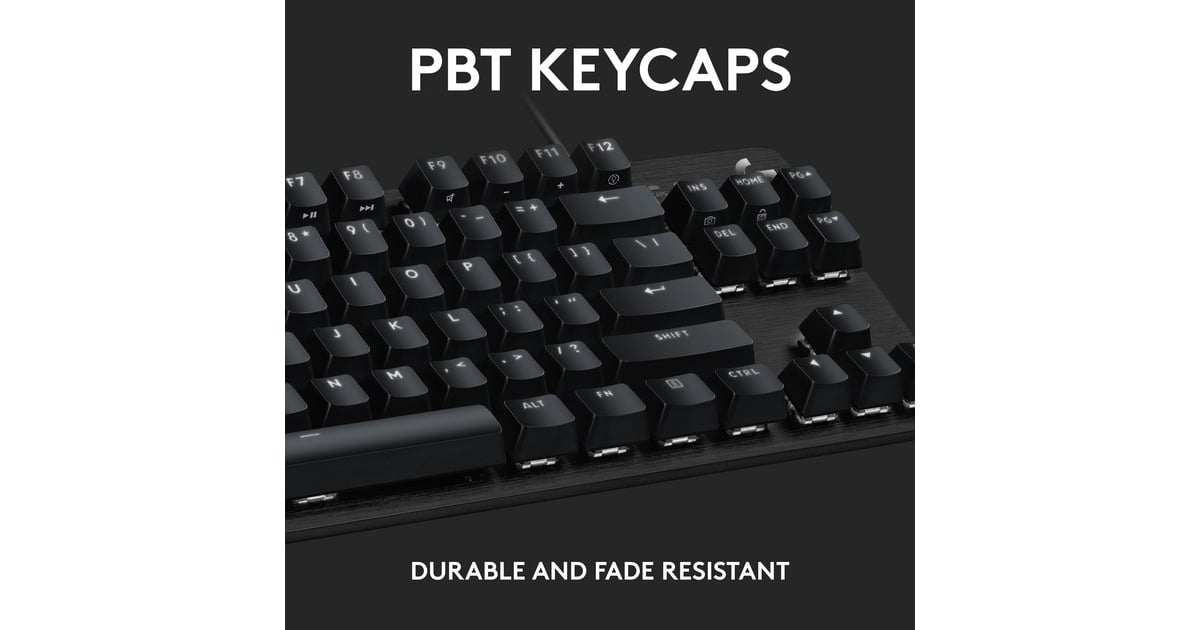 LogitechG413 TKL SE Mechanical Gaming Keyboard  (Zwart, US-International, GL Tactile)