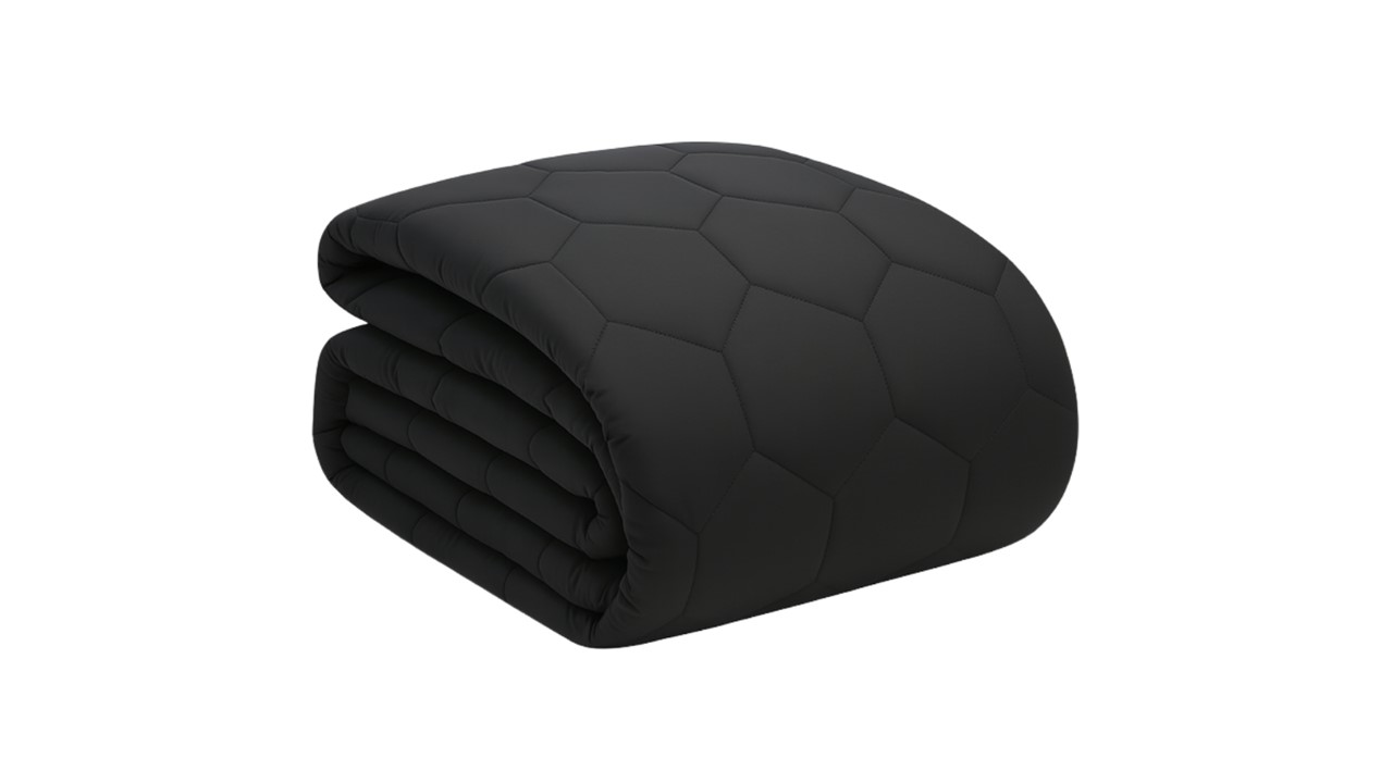 HappyBed Black - dekbed zonder overtrek