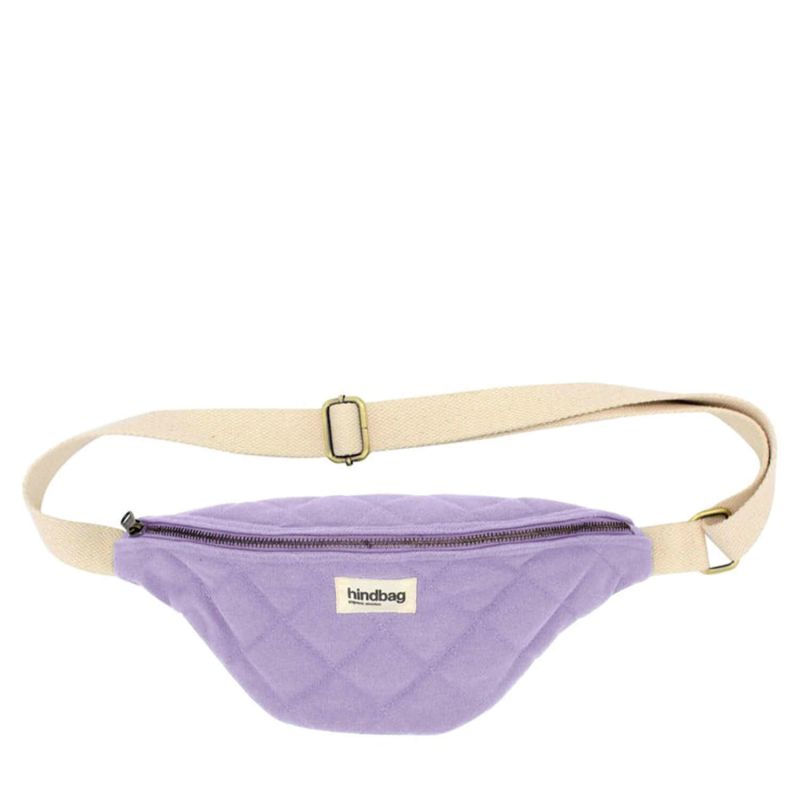Sac banane matelassé Olivia 32 cm Lilas