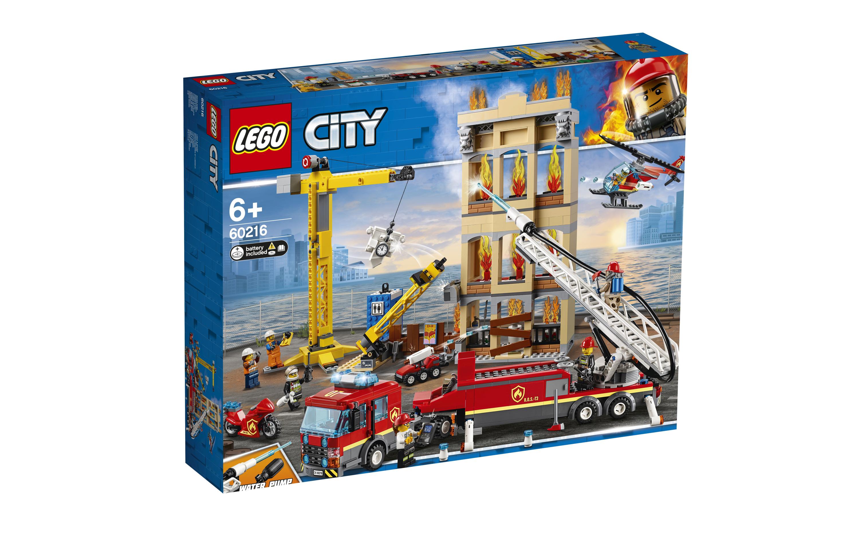 City Feuerwehr in der Stadt 60216<br>LEGO Bausteine Set
