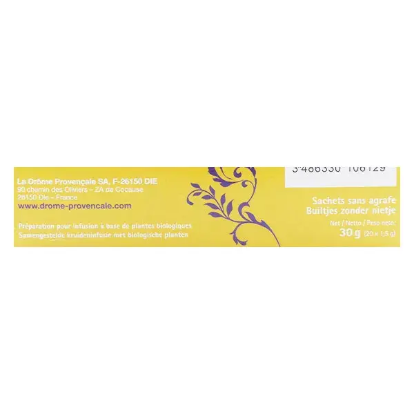Ladrome Organic Urinary Comfort Infusion - 20 sachês