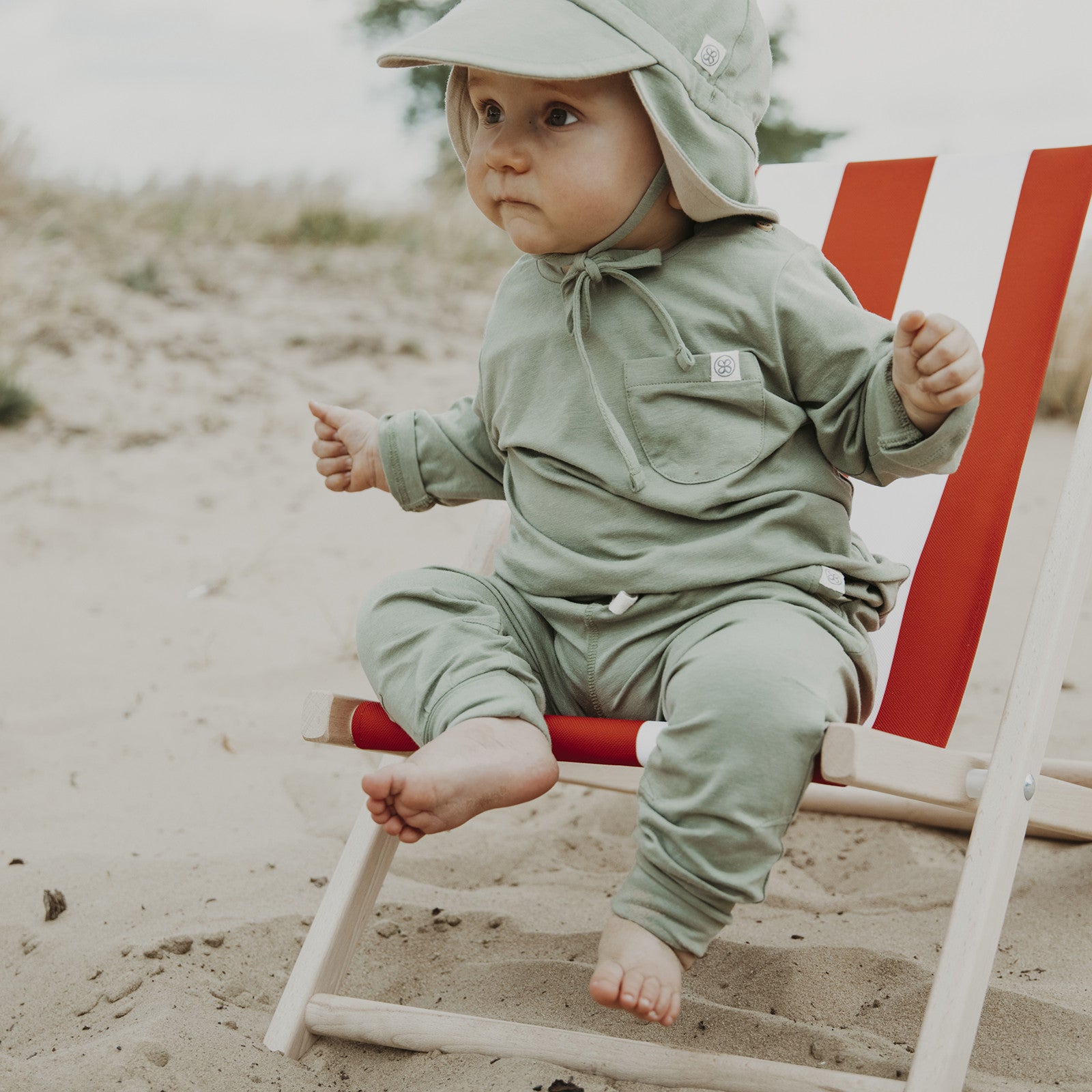 Baby Hose UVP 50  Olive Green