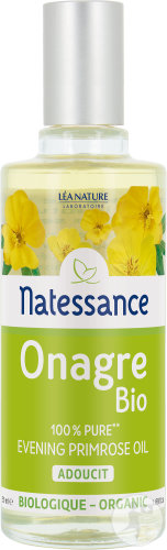 Natessance Huile D'Onagre Bio 100% Pure Adoucit Flacon 50ml