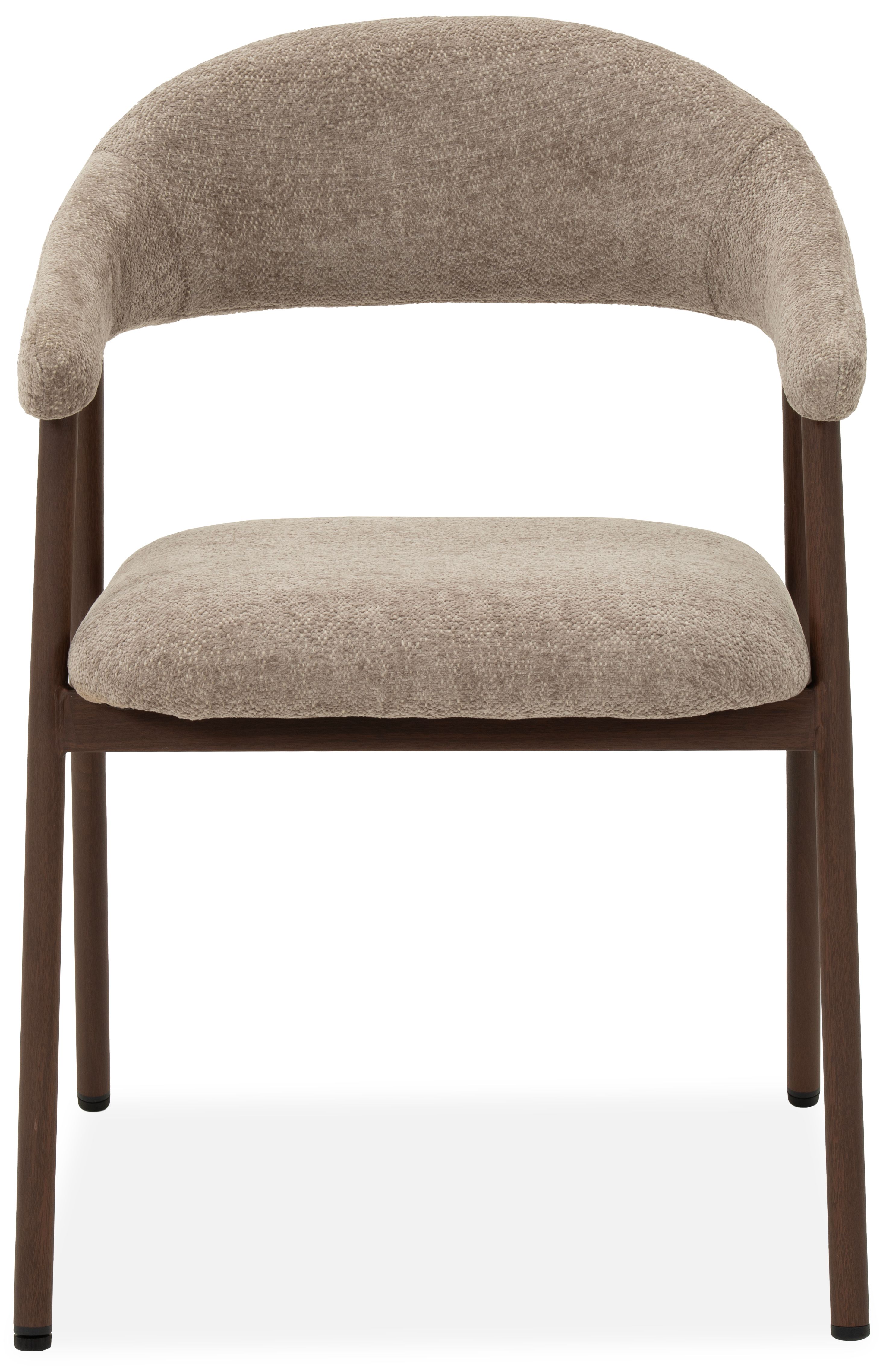 Eetkamerstoel Raven 30 Taupe - Walnut Brynjar B54 x D54 x H80 cm