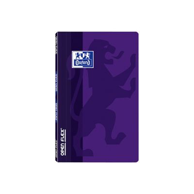 Oxford OpenFlex - Carnet 9 x 14 cm - 96 pages - petits carreaux (5x5 mm) - disponible dans différentes couleurs