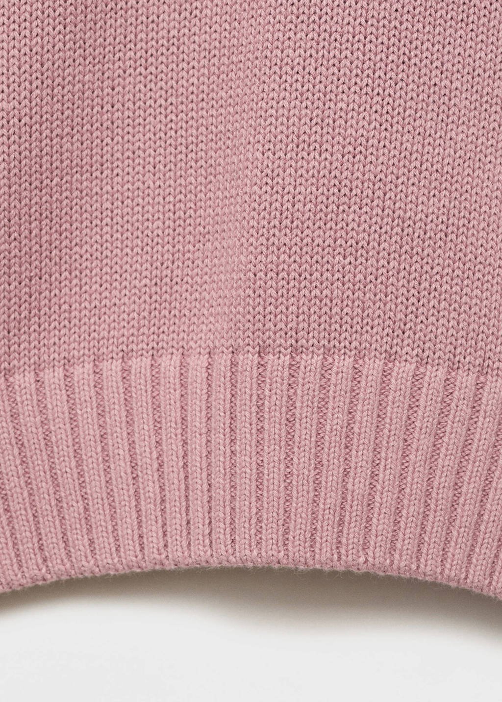 MANGO TEEN trui roze fijn gebreid