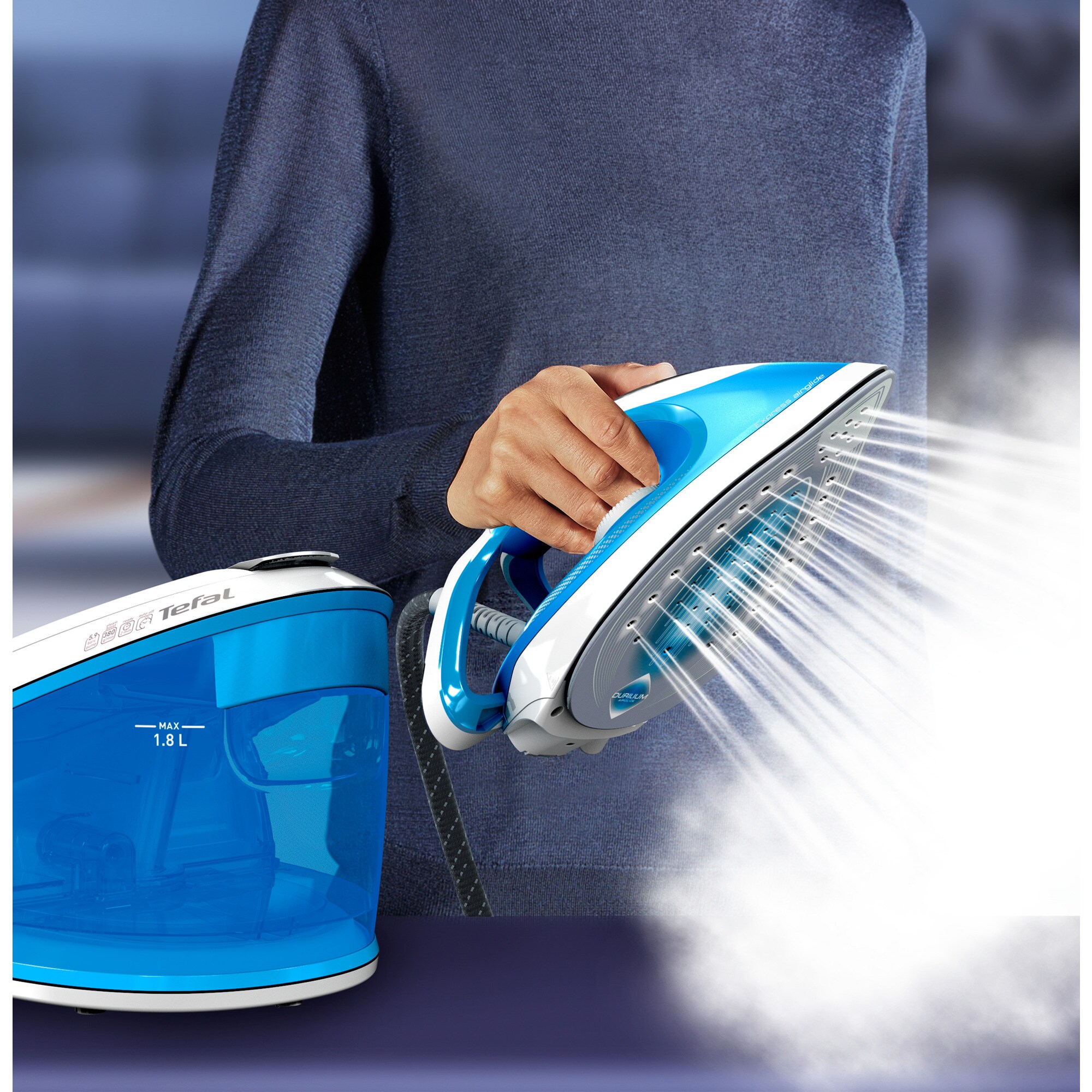 Tefal Dampfbügelstation Express Airglide SV 8002