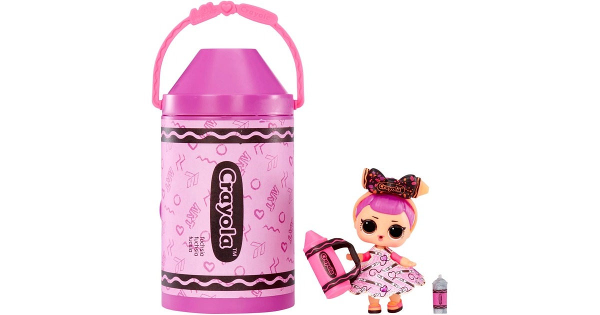 MGA EntertainmentL.O.L. Surprise! Loves CRAYOLA - Color Me Studio Speelfiguur  (Assortiment product)