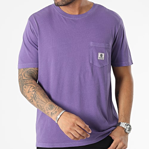 Tee Shirt Poche Basic Violet