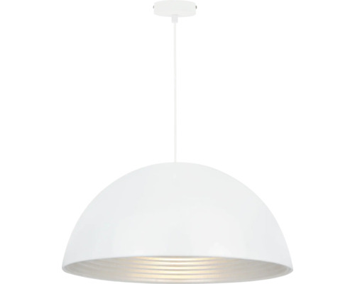 FLAIR hanglamp, 1-lichts, Ø 40 cm, wit/zilver