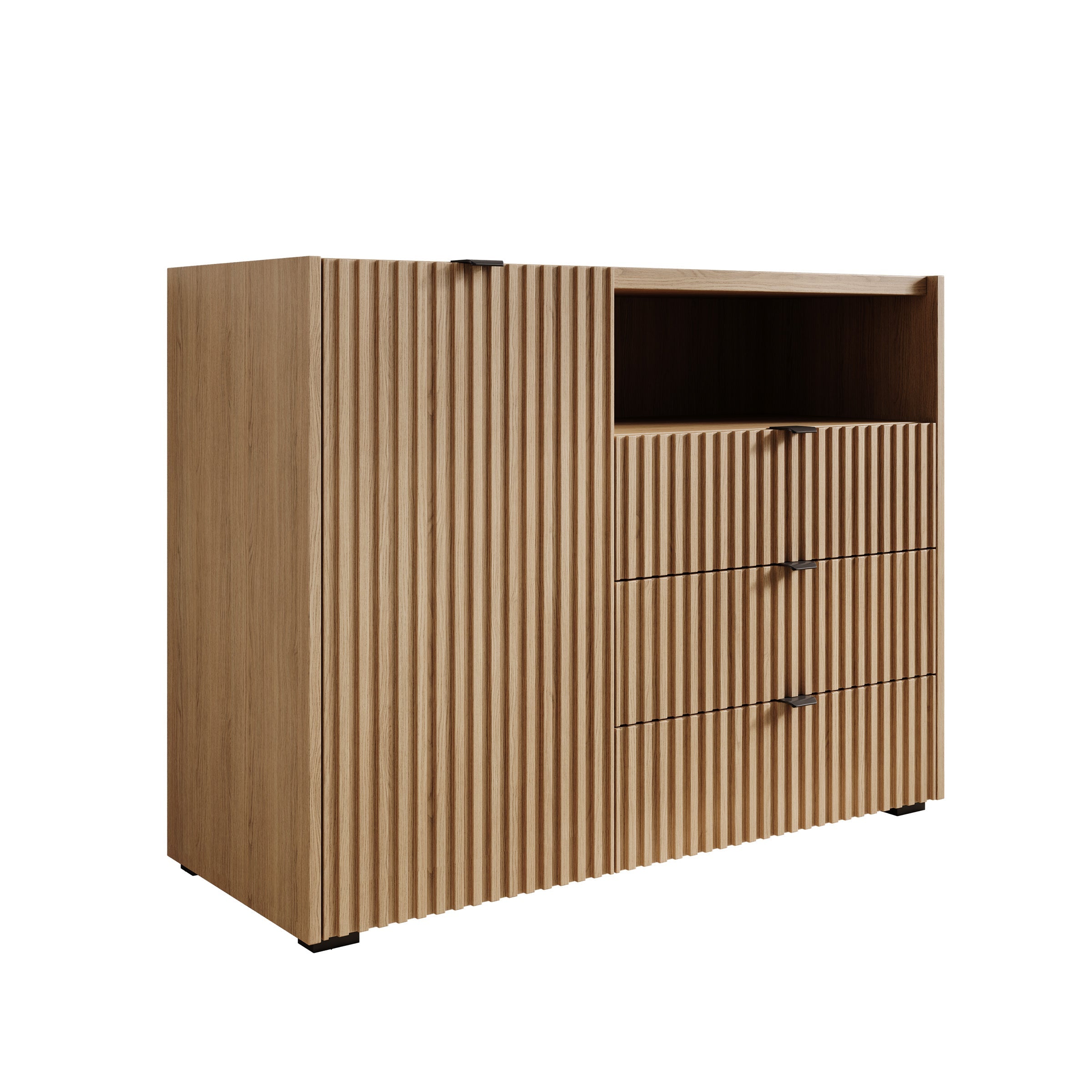 Meubella - Callahan - Dressoir - Eiken - 106 cm