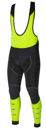 KALTFRONT PERFORMANCE Herren-Thermo-Bibhose  schwarzneongelb  S