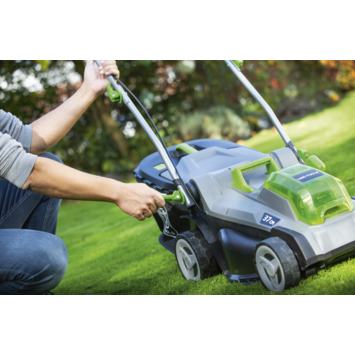 LUX 20V accu grasmaaier 37cm incl. 2 accu's 4,0Ah + lader