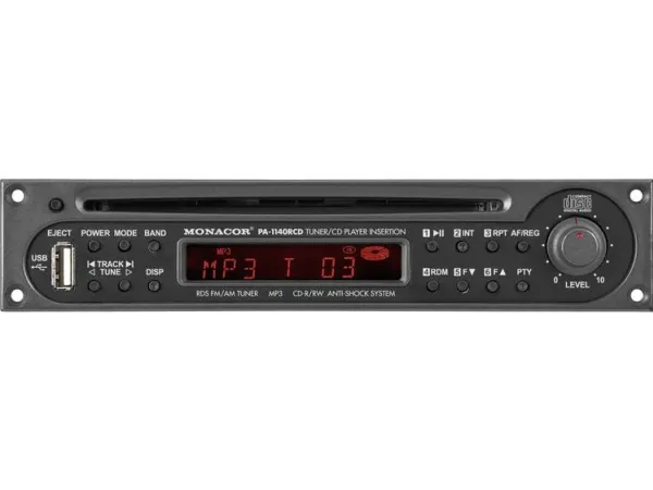 Monacor PA-1140RCD ELA-radio/CD-modul
