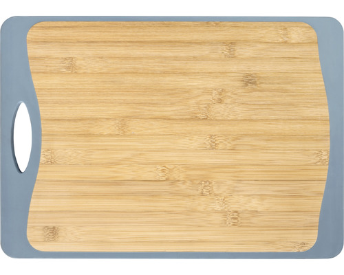 Wenko Kombi M+ snijplank 33x23 cm wit/blauw/bamboe